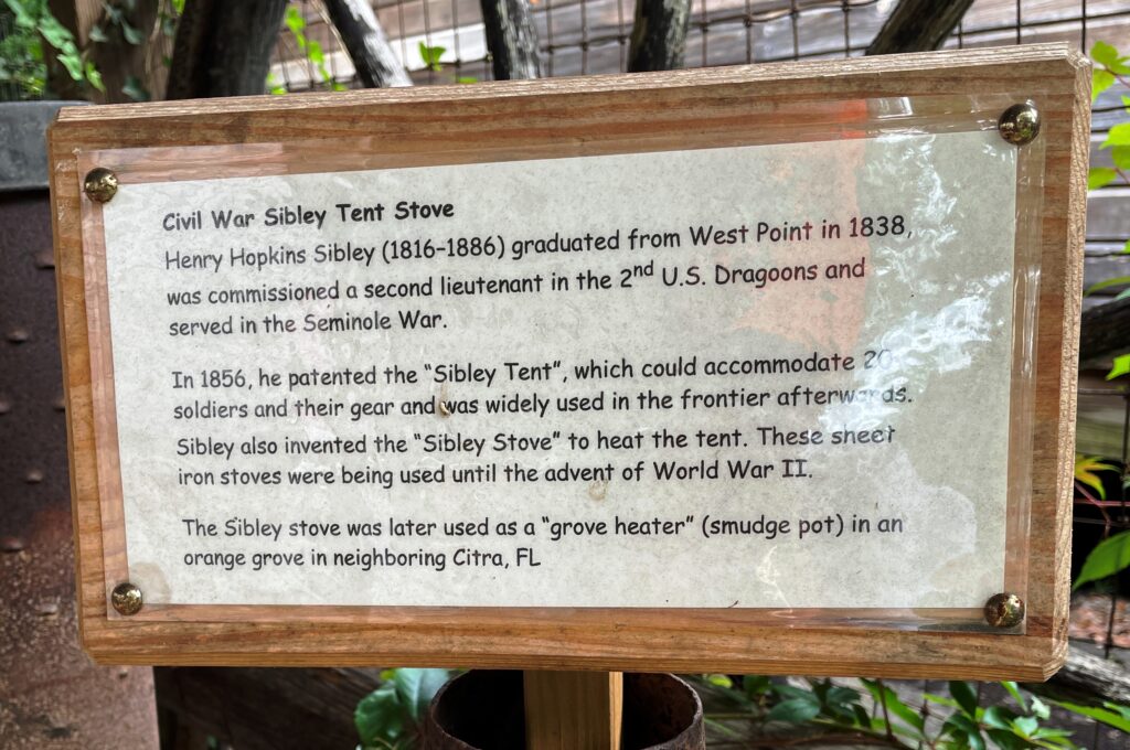 CIVIL WAR SIBLEY TENT STONE MEMORIAL PLAQUE