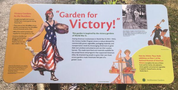 “GARDEN FOR VICTORY” WAR MEMORIAL PLAQUE