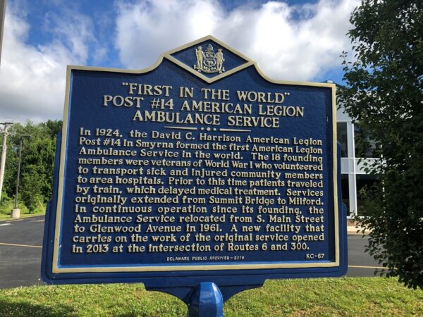 “FIRST IN THE WORLD” WAR MEMORIAL MARKER