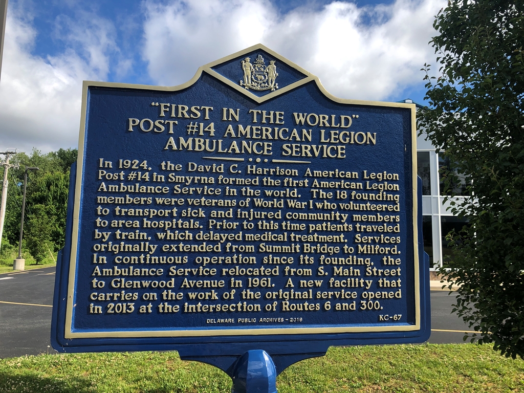 “FIRST IN THE WORLD” WAR MEMORIAL MARKER