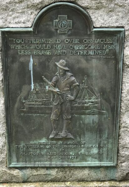COVINGTON SPANISH-AMERICAN WAR MEMORIAL PLAQUE