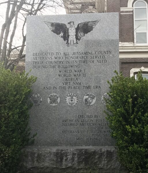 JESSAMINE COUNTY WAR VETERANS MEMORIAL
