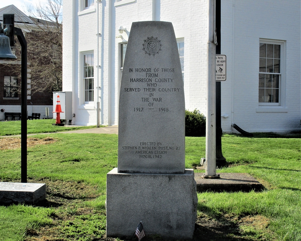 HARRISON COUNTY WORLD WAR I MEMORIAL