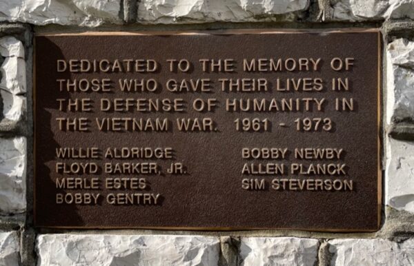 CLARK COUNTY VIETNAM WAR MEMORIAL PLAQUE