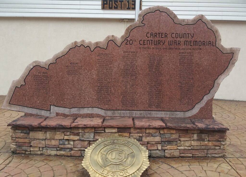 CARTER COUNTY 20TH CENTURY WAR MEMORIAL