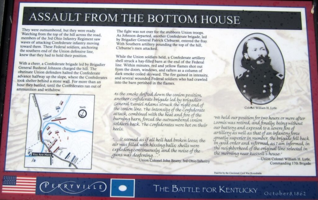 ASSAULT FROM THE BOTTOM HOUSE WAR MEMORIAL PANEL