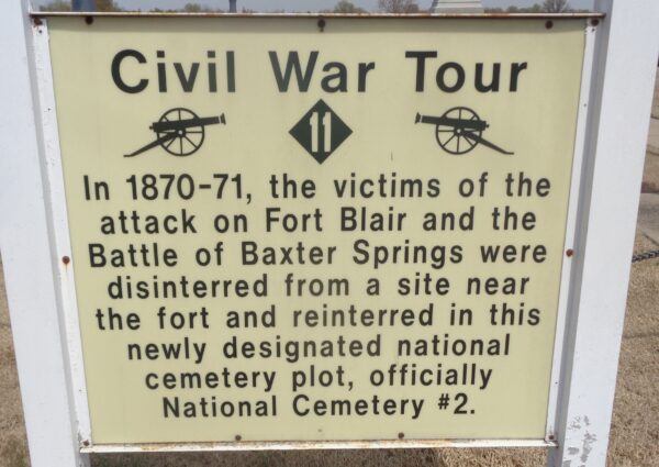 CIVIL WAR TOUR 11 MEMORIAL MARKER