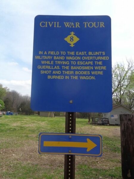 CIVIL WAR TOUR 8 MEMORIAL MARKER