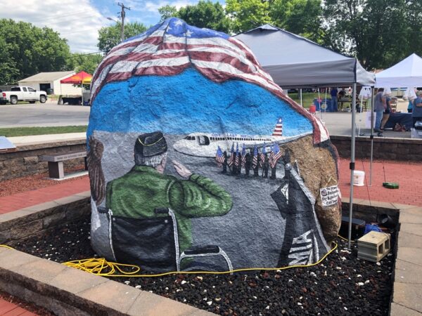 MAXWELL FREEDOM ROCK VETERANS MEMORIAL SIDE B