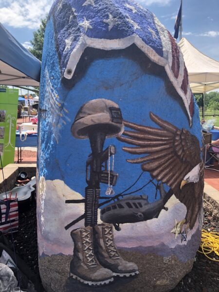 MAXWELL FREEDOM ROCK VETERANS MEMORIAL SIDE A