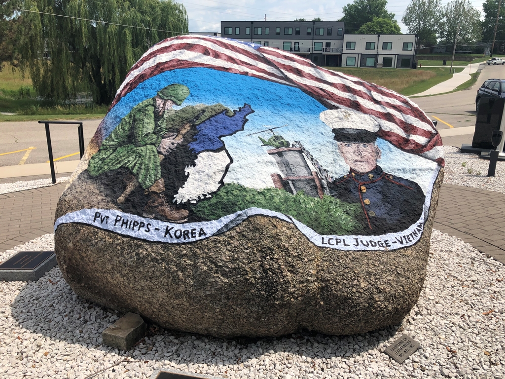 MARSHALL COUNTY FREEDOM ROCK VETERANS MEMORIAL SIDE C