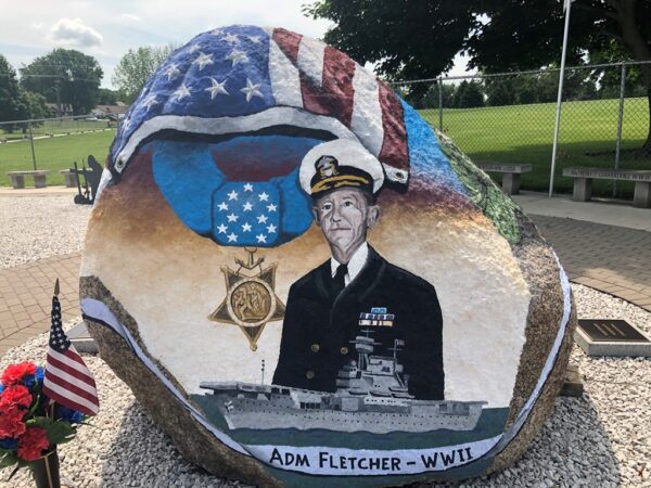 MARSHALL COUNTY FREEDOM ROCK VETERANS MEMORIAL SIDE B