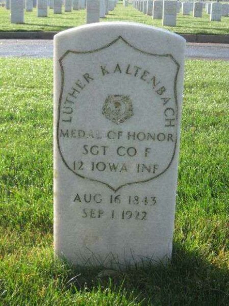 SGT. LUTHER KALTENBACH MEDAL OF HONOR GRAVESTONE