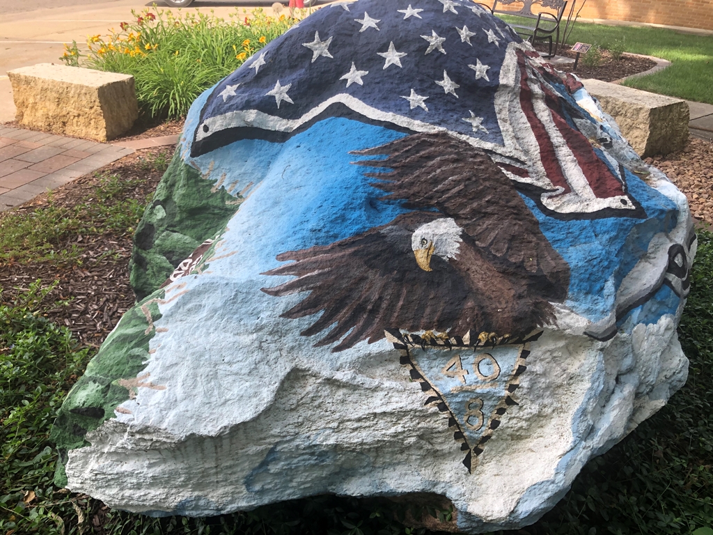CONRAD FREEDOM ROCK VETERANS MEMORIAL SIDE C