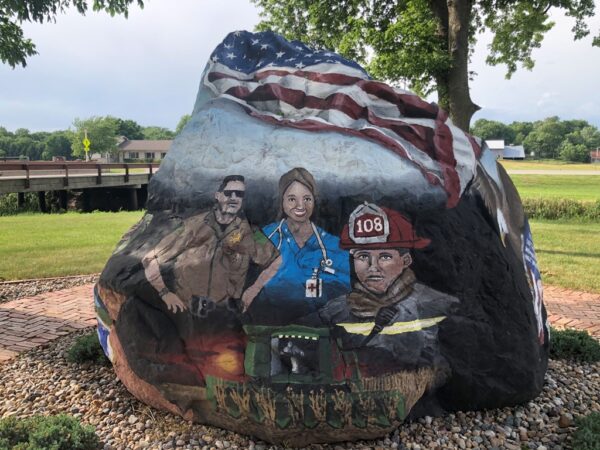 MANNING FREEDOM ROCK VETERANS MEMORIAL SIDE C