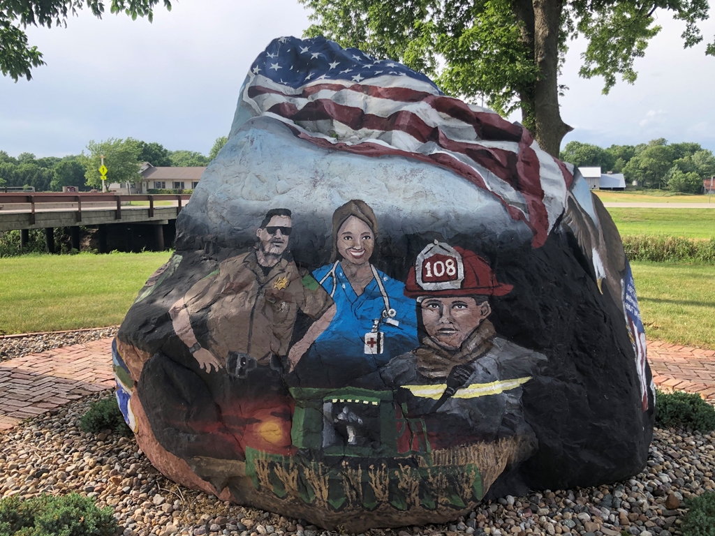 MANNING FREEDOM ROCK VETERANS MEMORIAL SIDE C
