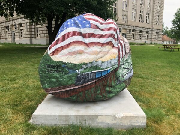 BOONE FREEDOM ROCK VETERANS MEMORIAL SIDE A