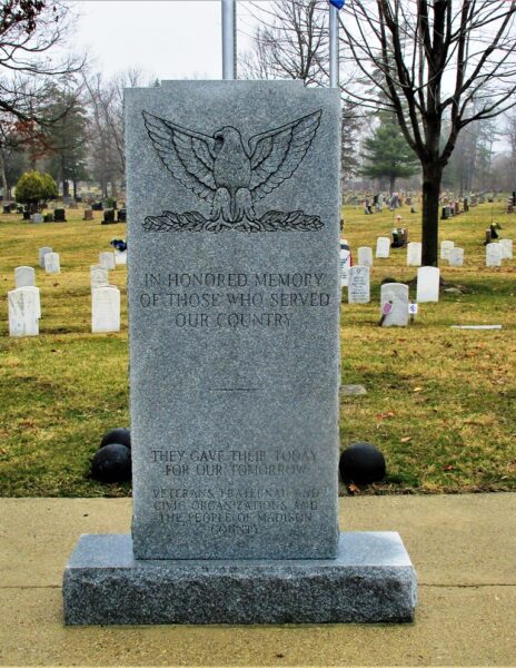 MADISON COUNTY VETERANS MEMORIAL CENTER STONE