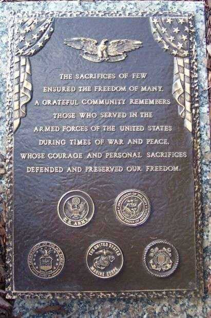 FOREST LAWN VETERANS SACRIFICES MEMORIAL