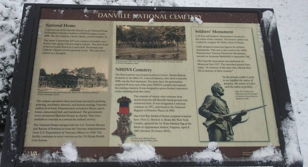 DANVILLE NATIONAL CEMETERY MEMORIAL PANEL