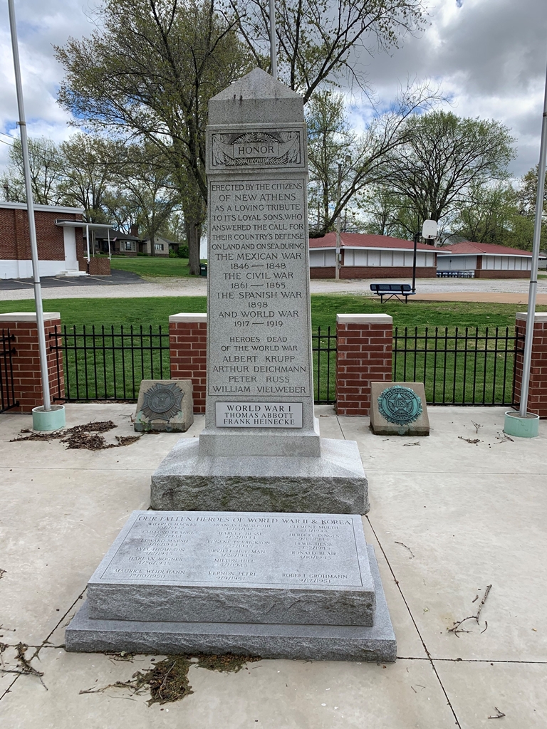 NEW ATHENS WAR MEMORIAL