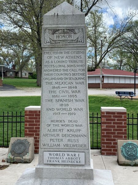 NEW ATHENS WAR MEMORIAL OBELISK