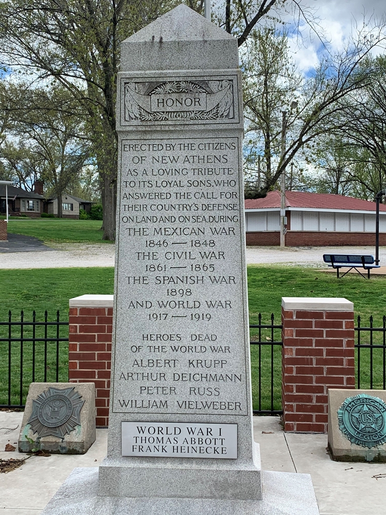 NEW ATHENS WAR MEMORIAL OBELISK