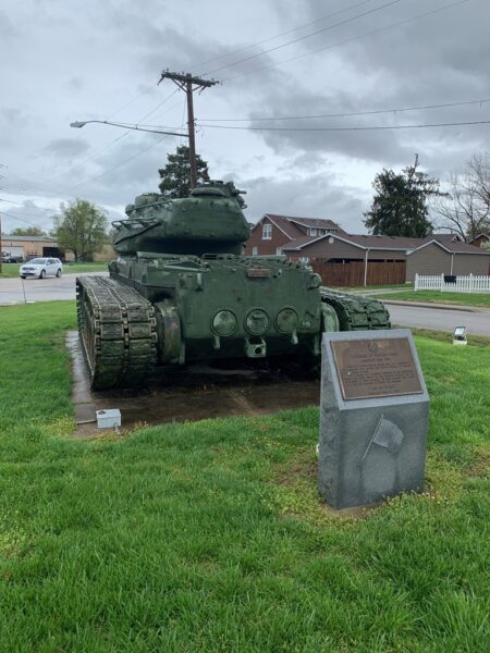 V.F.W. POST 7980 M-47 PATTON TANK MEMORIAL