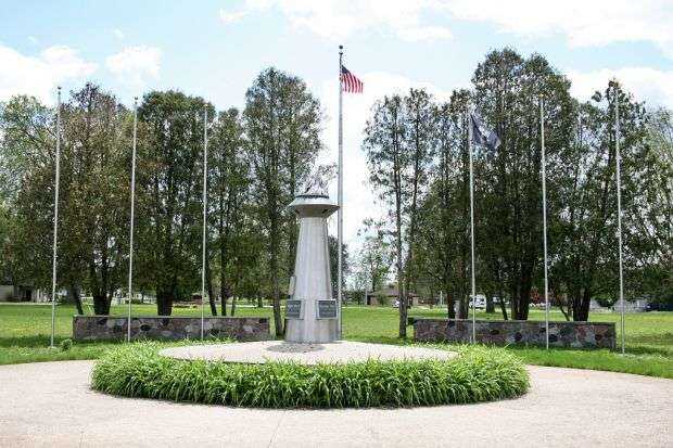 JANESVILLE VETERANS PLAZA ETERNAL FLAME MEMORIAL