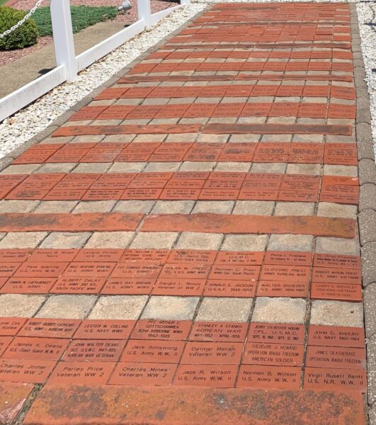 TILDEN ALL WARS VETERANS MEMORIAL BRICKS
