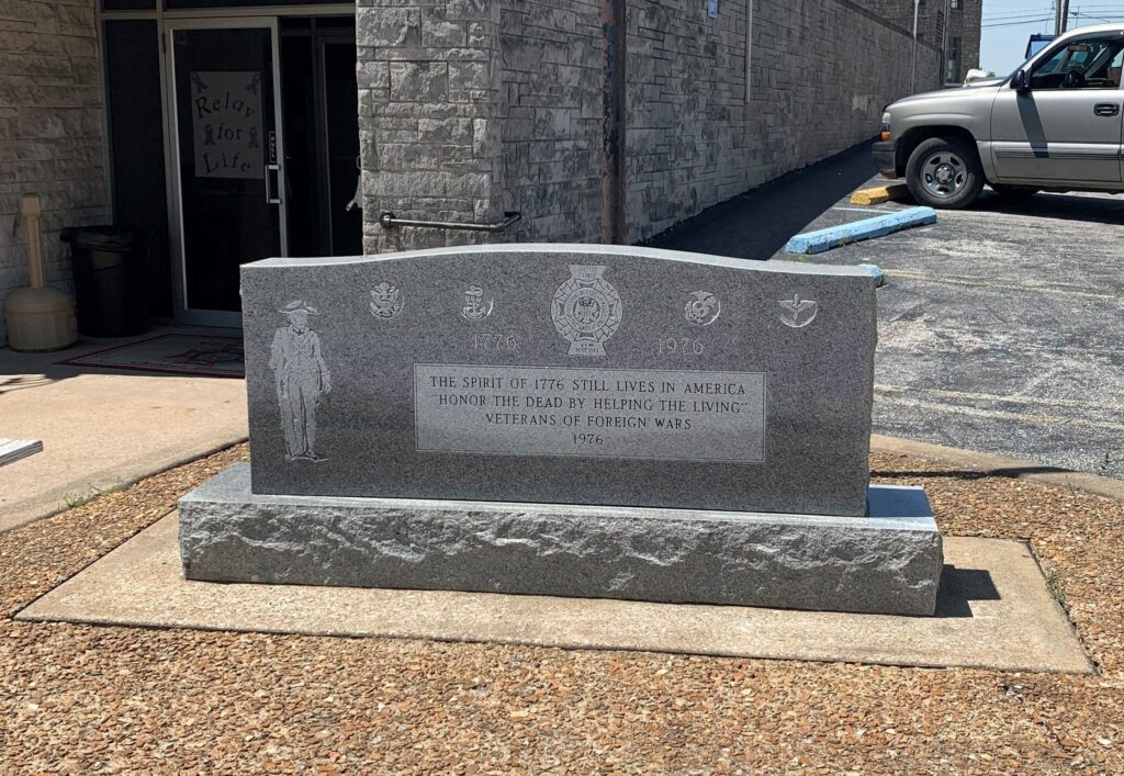 VETERANS OF FOREIGN WARS SPIRIT OF 1776 MEMORIAL