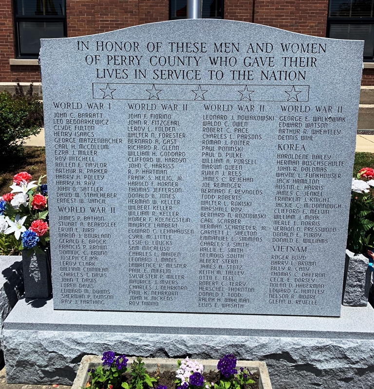 PERRY COUNTY ULTIMATE SACRIFICE WAR MEMORIAL
