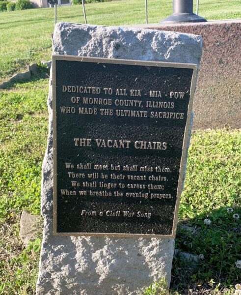 MONROE COUNTY ALL KIA-MIA-POW ULTIMATE SACRIFICE WAR MEMORIAL