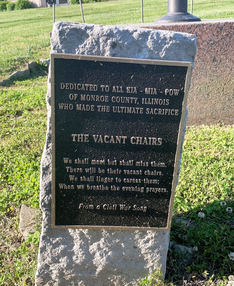 MONROE COUNTY ALL KIA-MIA-POW ULTIMATE SACRIFICE WAR MEMORIAL