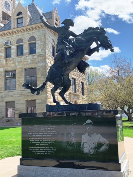 ROOSEVELT MILITARY ACADEMY “ROUGH RIDERS” MONUMENT
