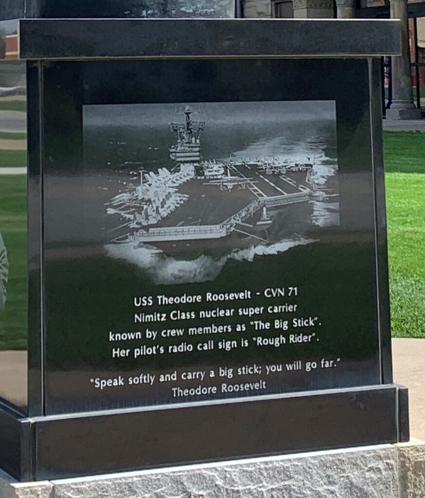 ROOSEVELT MILITARY ACADEMY “ROUGH RIDERS” MONUMENT PLAQUE C