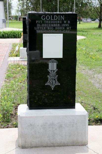 PRIVATE THEODORE W.B. GOLDIN MEDAL OF HONOR MEMORIAL