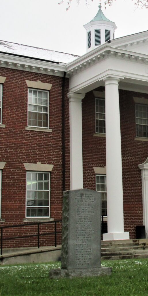 MONTGOMERY BOYS WHO DIED IN THE GREAT WAR MEMORIAL
