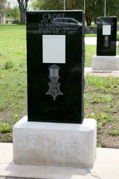 PRIVATE JAMES E. CROFT MEDAL OF HONOR MEMORIAL