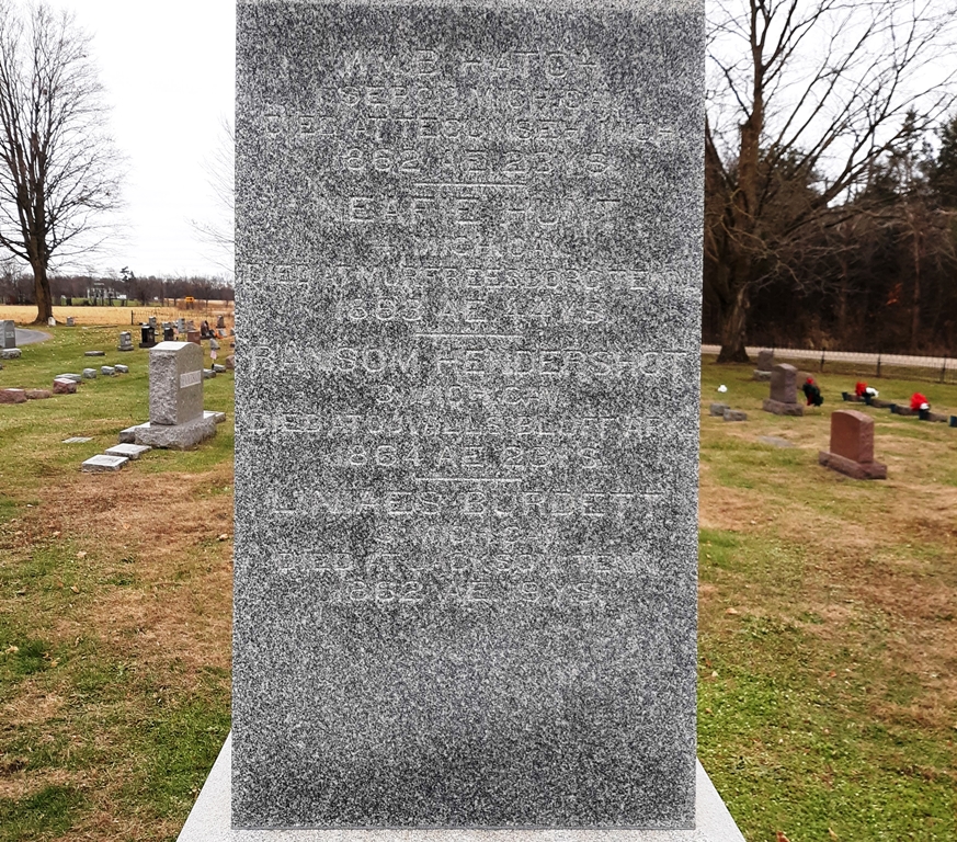 MACON CIVIL WAR MEMORIAL SIDE B