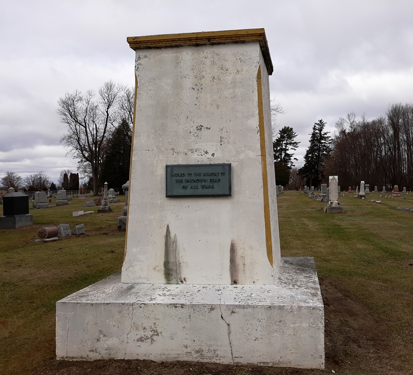 DEERFIELD TOWNSHIP ALL WARS UNKNOWN DEAD MEMORIAL