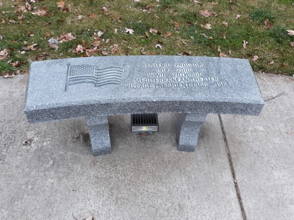 LESTER D. PROCTOR WAR MEMORIAL