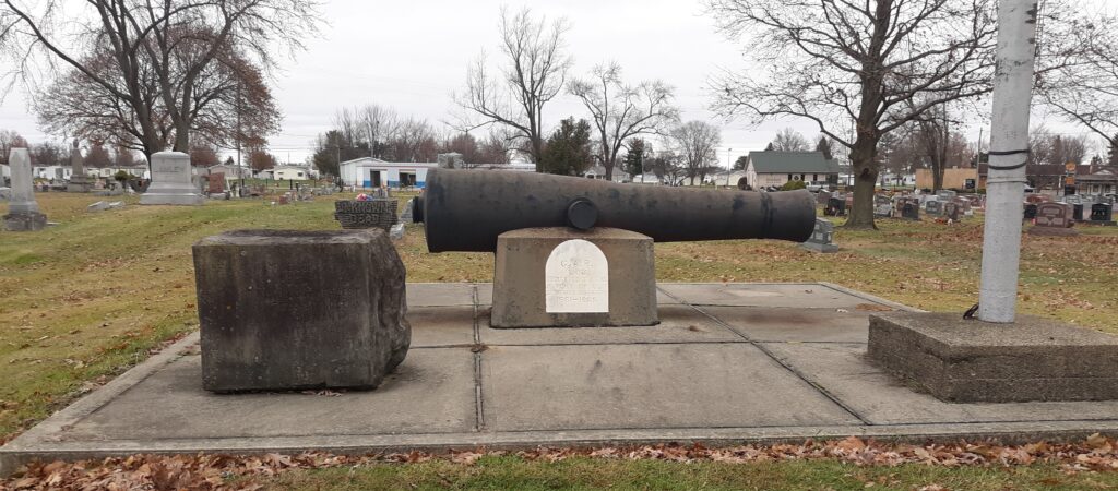 BLISSFIELD G.A.R. CIVIL WAR MEMORIAL CANNON