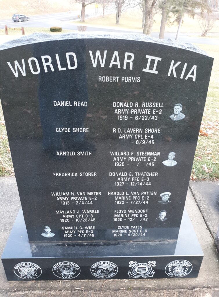 “A GATHERING OF FLAGS” WAR MEMORIAL HONOR ROLL STONE N