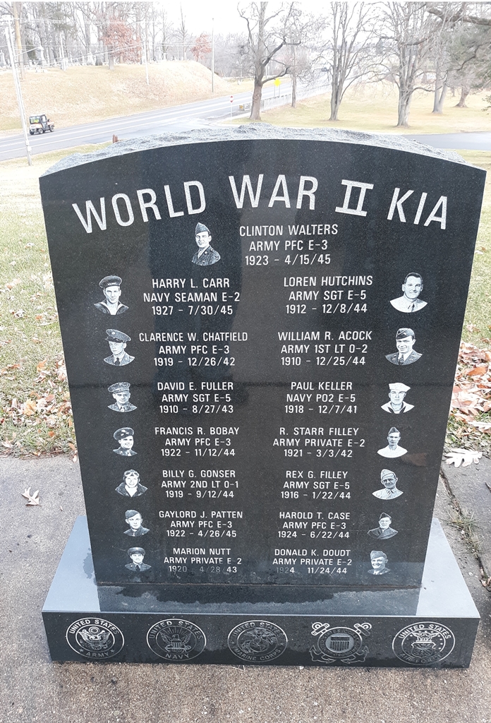 “A GATHERING OF FLAGS” WAR MEMORIAL HONOR ROLL STONE H
