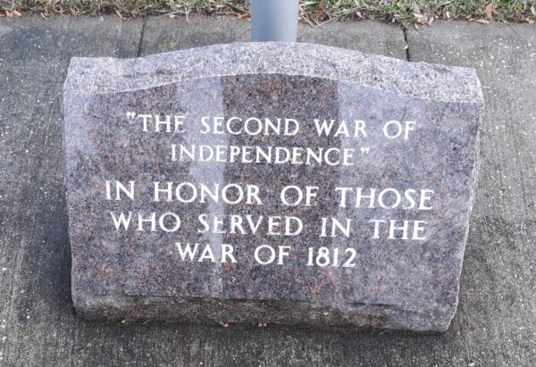 “A GATHERING OF FLAGS” WAR MEMORIAL STONE J