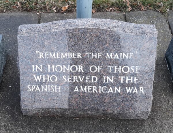 “A GATHERING OF FLAGS” WAR MEMORIAL STONE G