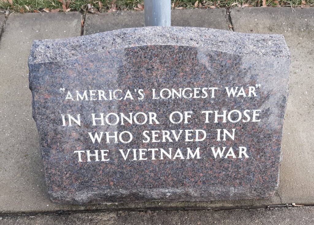 “A GATHERING OF FLAGS” WAR MEMORIAL STONE B