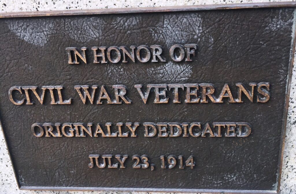 TOWN OF BOURNE CIVIL WAR MEMORIAL PLAQUE A