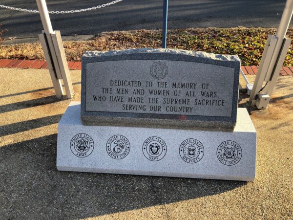 AMERICAN LEGION POST 218 SUPREME SACRIFICE WAR MEMORIAL